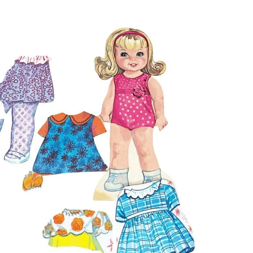 paper doll vintage swing